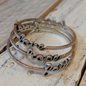 Premier Designs Word Play 3 bracelet set